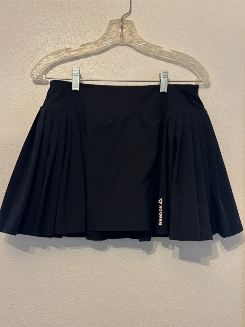 Black Pleated Athletic Skort